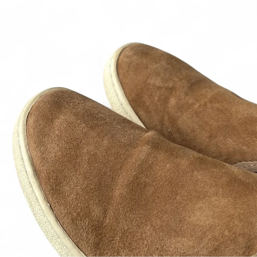 UGG Suede Tan Brown Slip-On Loafers, Women’s Sz 7.5